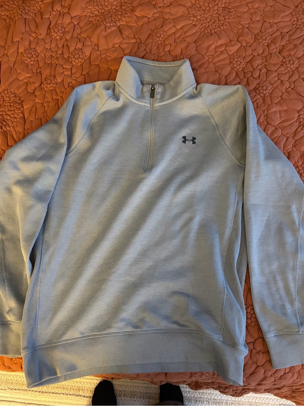 Under Armour Light Gray Men's Quarter-Zip Pullover